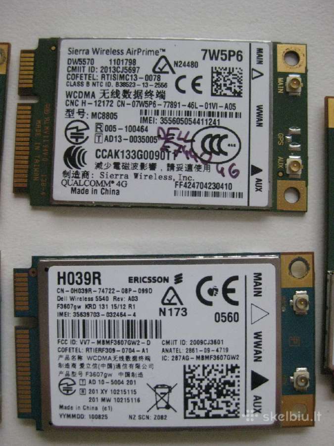 Vidinis notebook modemas Lte 4G 3g - nuotraukos Nr. 7