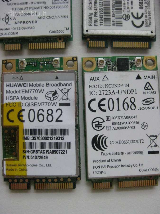 Vidinis notebook modemas Lte 4G 3g - nuotraukos Nr. 13
