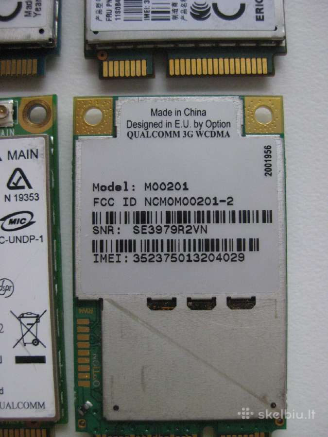 Vidinis notebook modemas Lte 4G 3g - nuotraukos Nr. 15