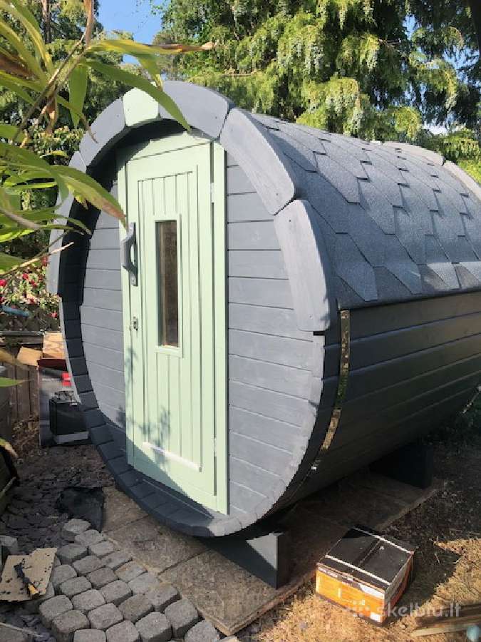 Apvali Lauko pirtis bačka, sauna-kubilas 1.7m - nuotraukos Nr. 11