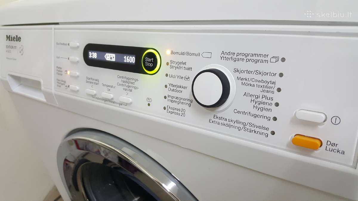 Miele Edition111 komplektas 8kg A++ - nuotraukos Nr. 5