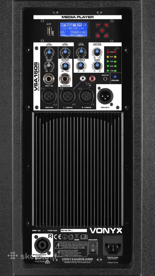 1000w Garso sistema Vonyx Vsa150s Active Stereo Sp - nuotraukos Nr. 7