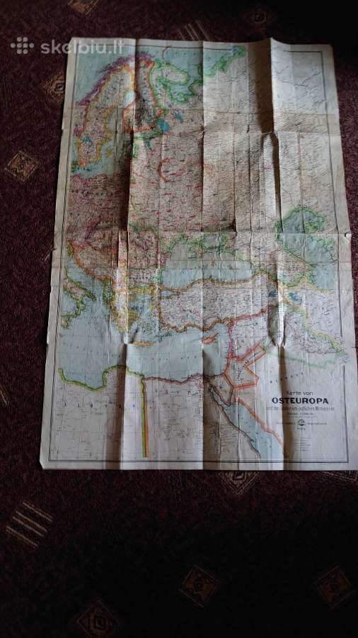 Orig. Rytų Europos žemėlapis