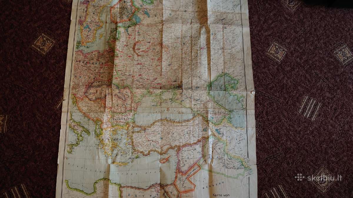 Orig. Rytų Europos žemėlapis - nuotraukos Nr. 10