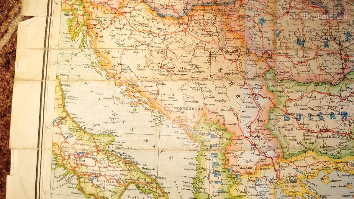 Orig. Rytų Europos žemėlapis - nuotraukos Nr. 18