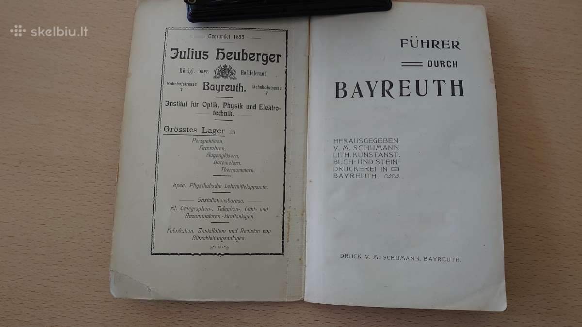 Originalus Bayreuth planas ir gidas Richard Wagner - nuotraukos Nr. 2