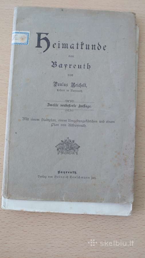 Knygutė pastatai Vokietijos miesto Bayreuth - nuotraukos Nr. 2