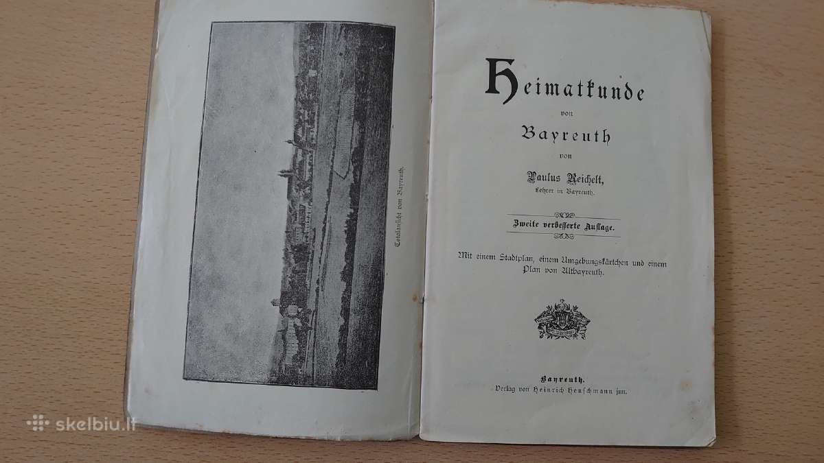 Knygutė pastatai Vokietijos miesto Bayreuth - nuotraukos Nr. 4