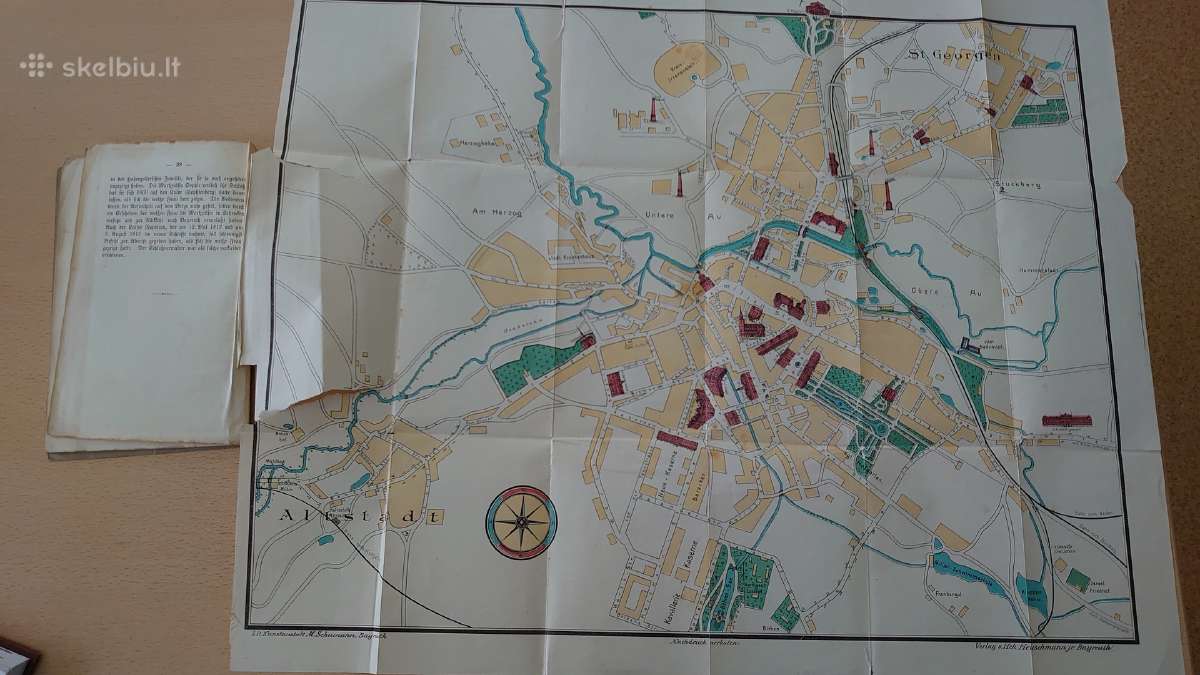 Knygutė pastatai Vokietijos miesto Bayreuth - nuotraukos Nr. 9
