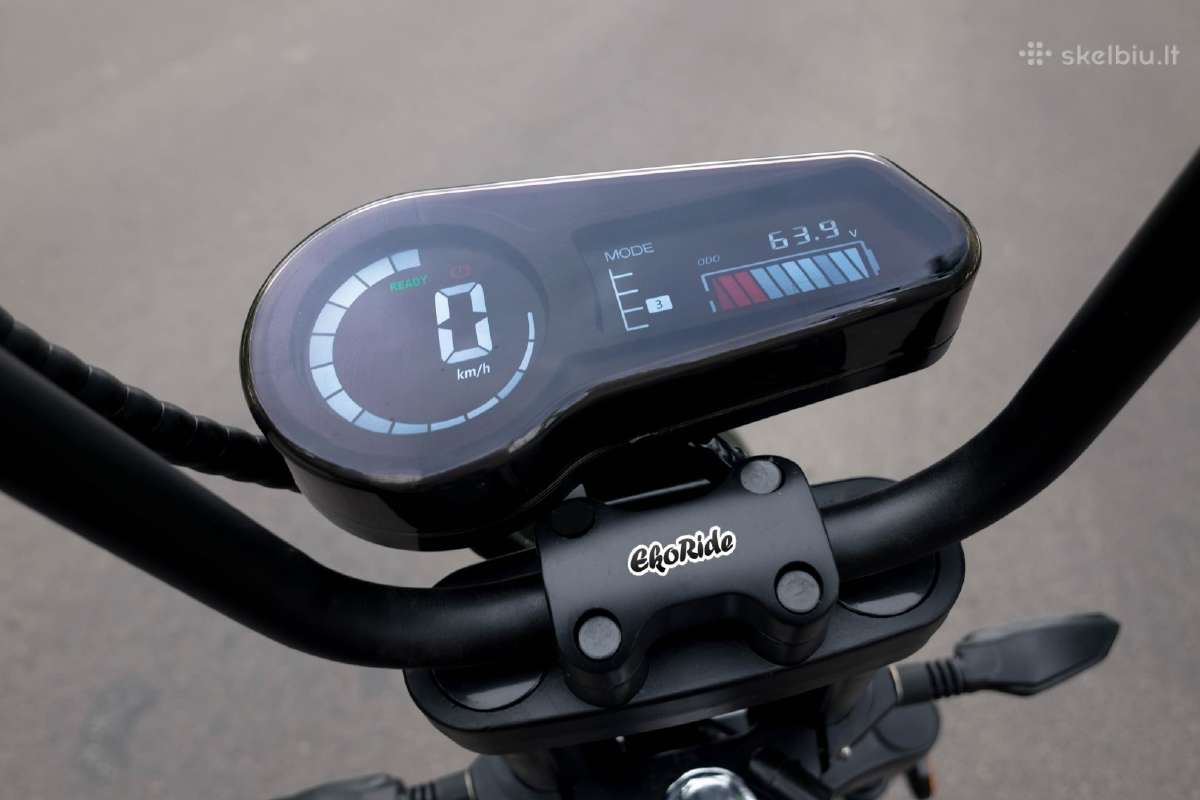 Elektrinis dvivietis motoroleris 2000w - nuotraukos Nr. 7
