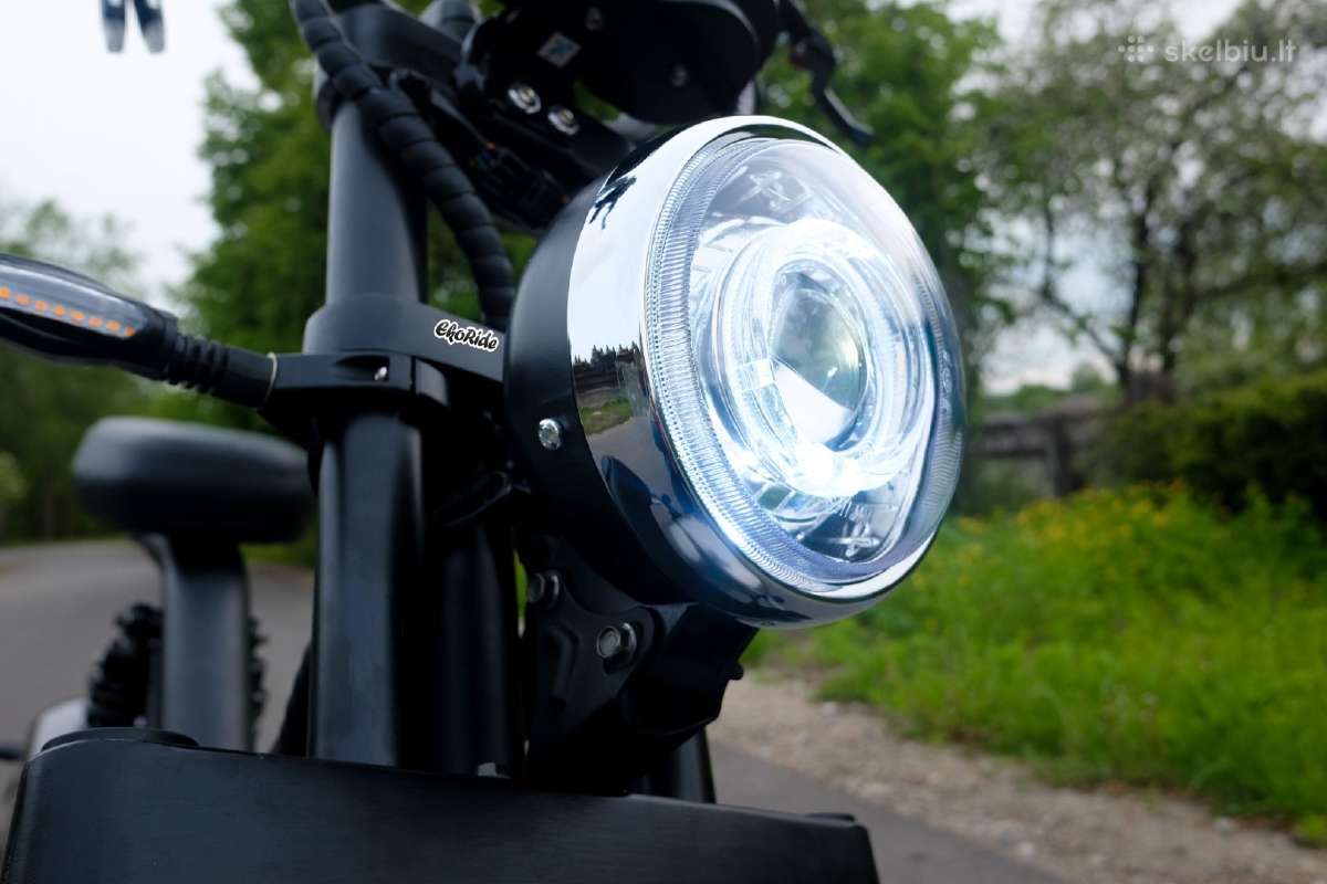 Elektrinis dvivietis motoroleris 2000w - nuotraukos Nr. 8