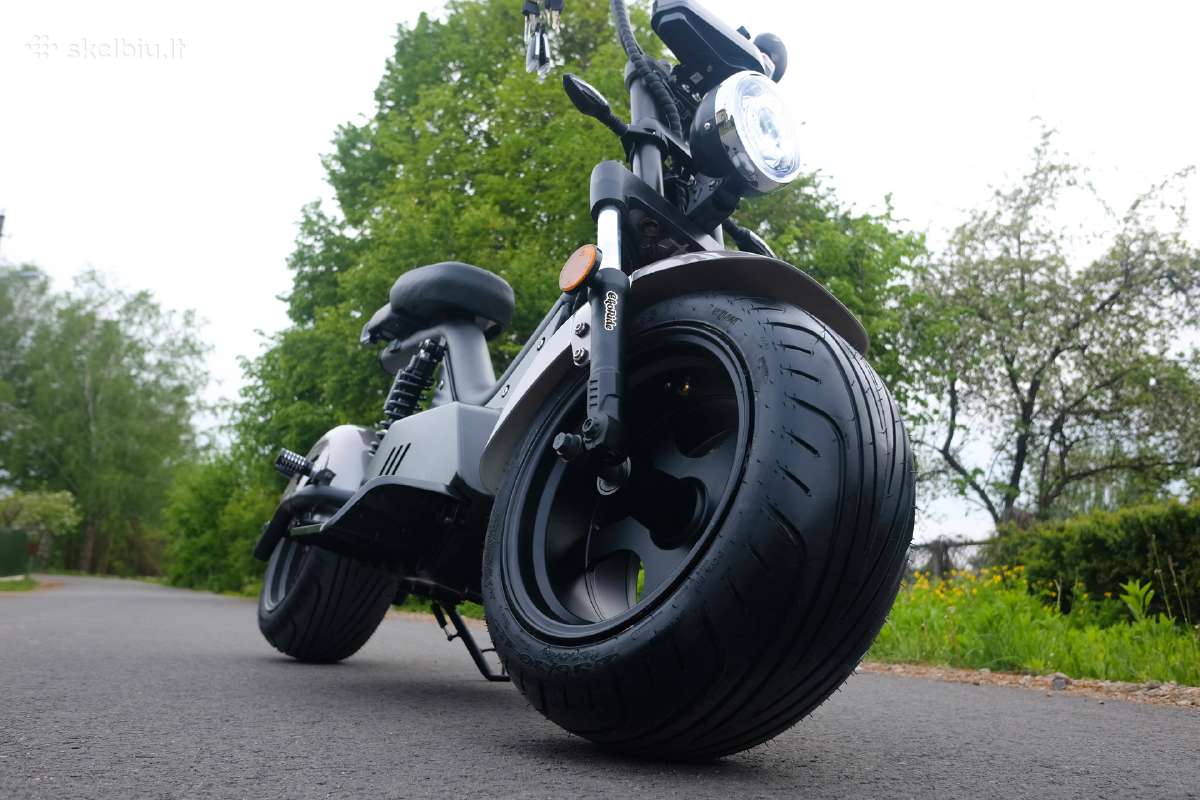 Elektrinis dvivietis motoroleris 2000w - nuotraukos Nr. 3