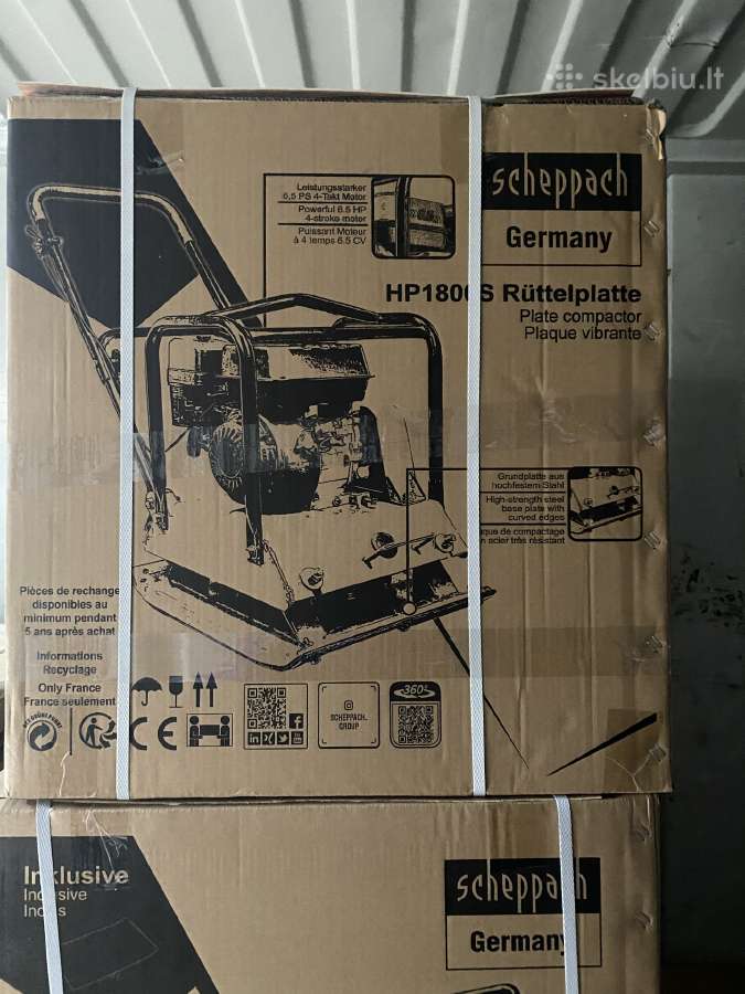 Vibro plokštė hp1800s Scheppach 23kn+gumunis padas - nuotraukos Nr. 2