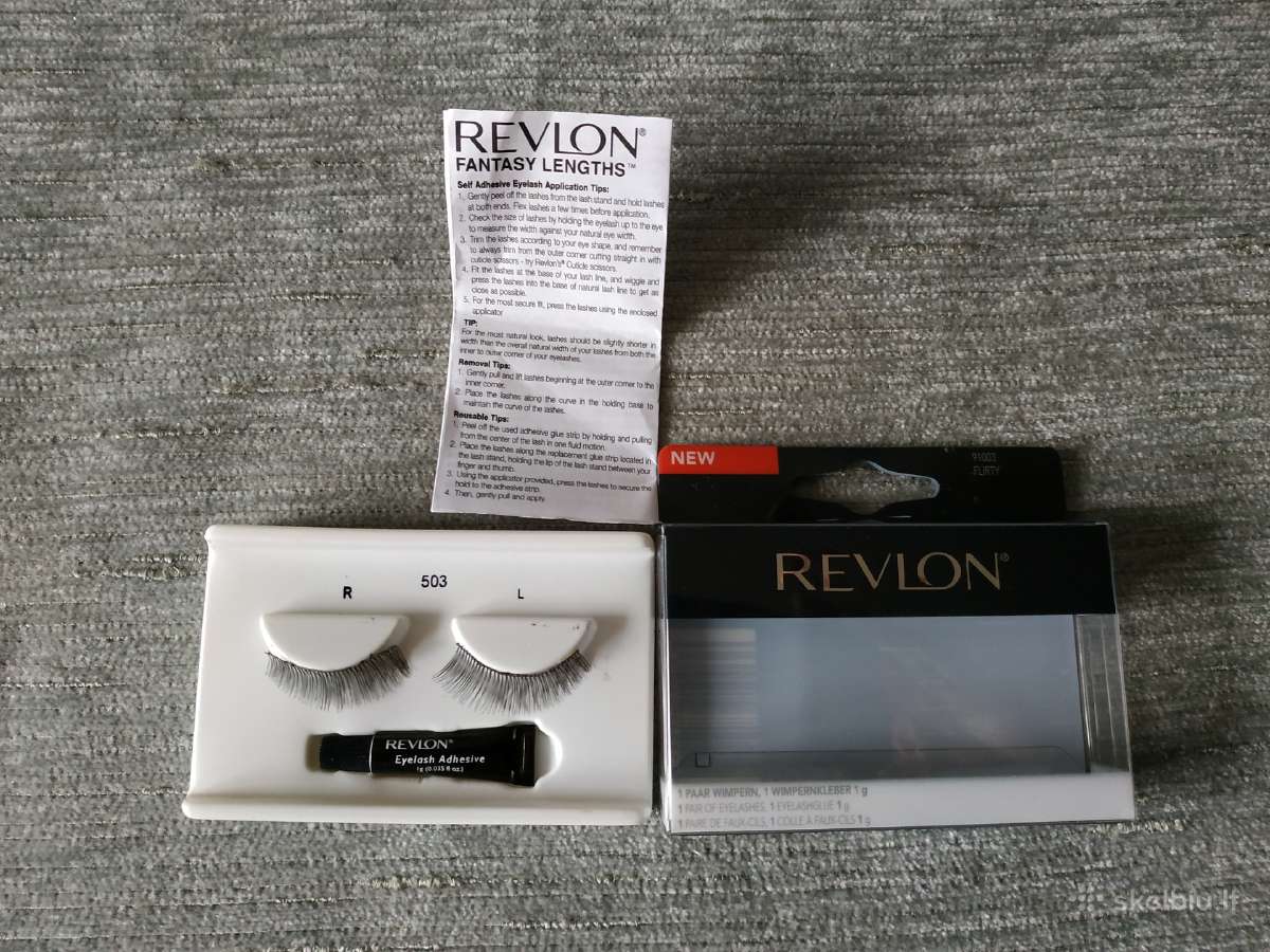 Revlon blakstienos juostelės
