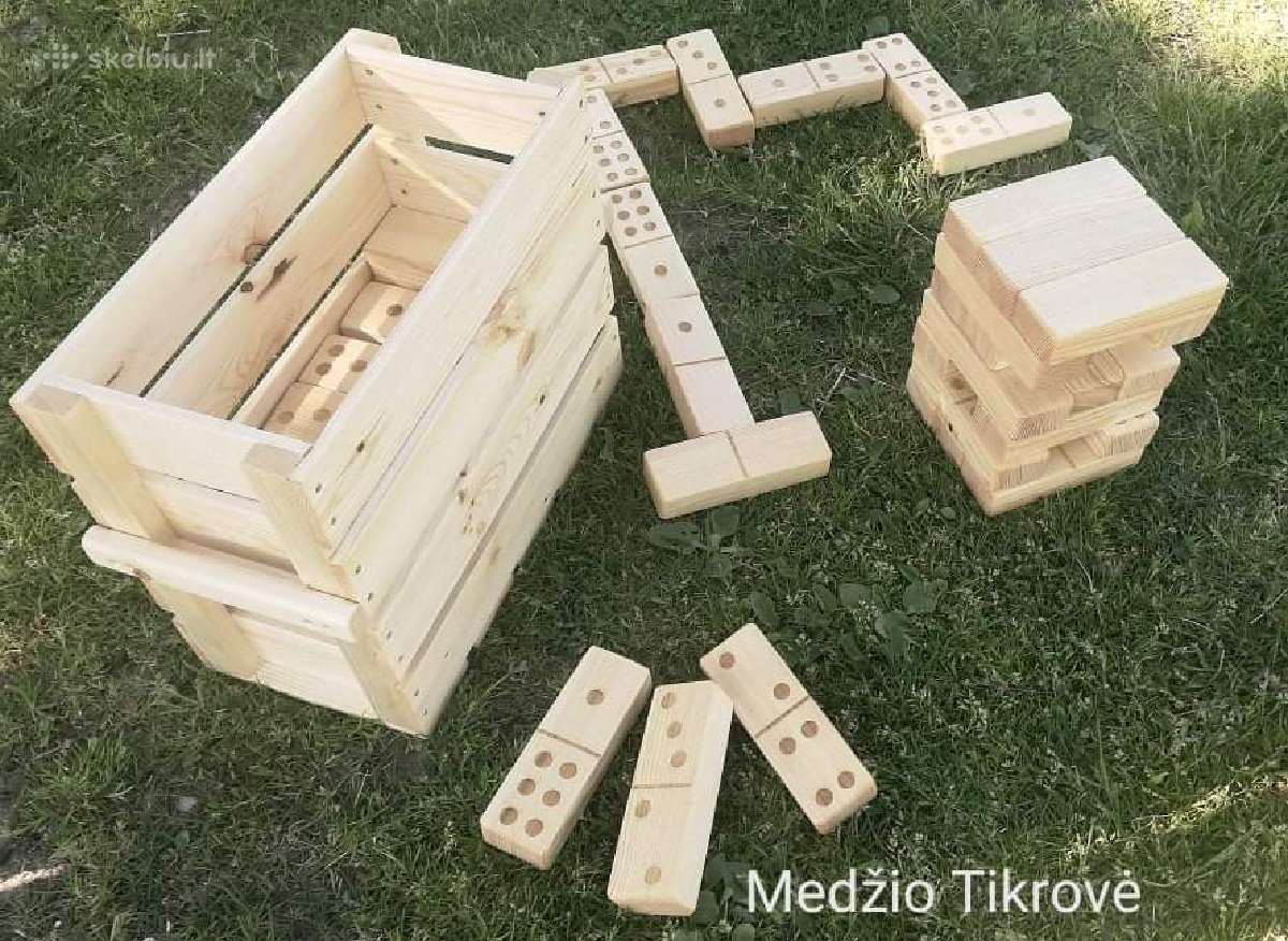 Jenga žaidimo kaladėlės - nuotraukos Nr. 5