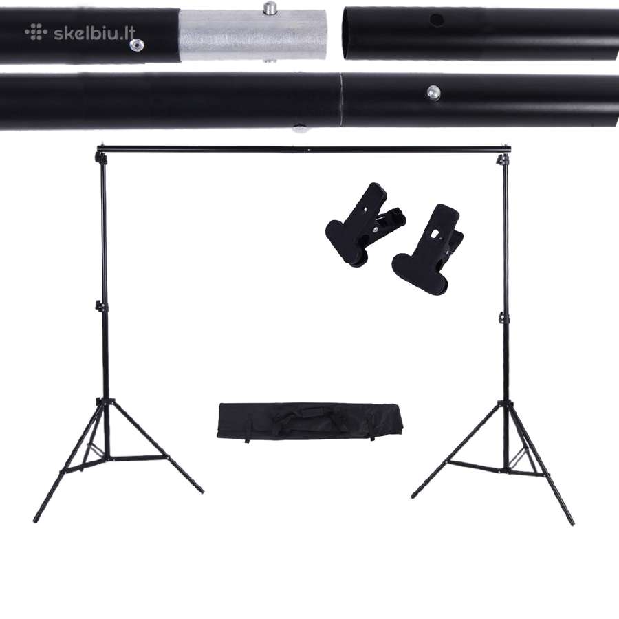 Foto studijos rinkinys su trimis 135w softbox - nuotraukos Nr. 16