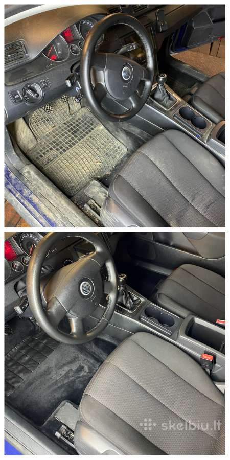 Automobilių cheminis salono valymas Kaune Nuo 40€ - nuotraukos Nr. 9