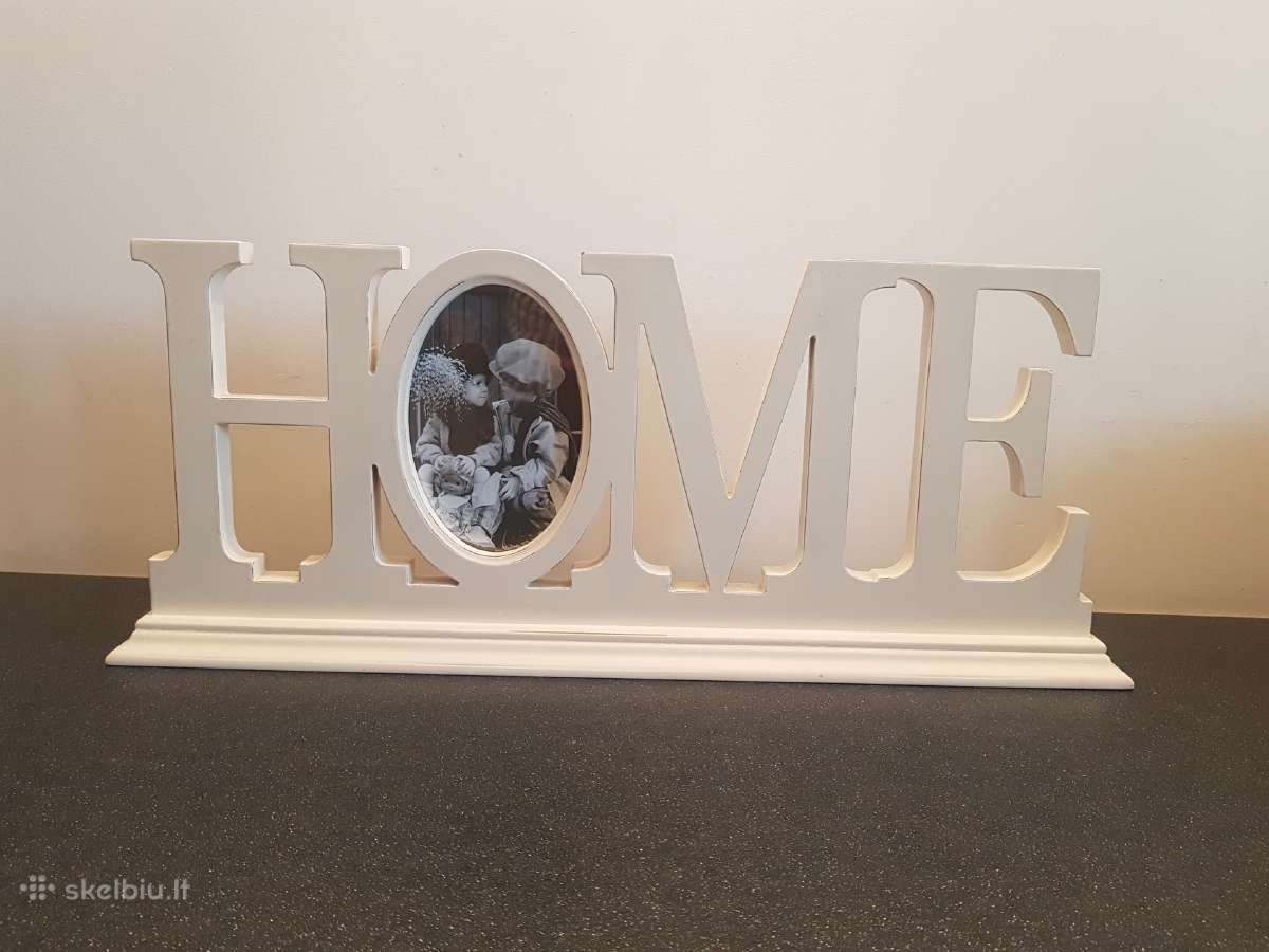 Medinis užrašas Home 25 Eur