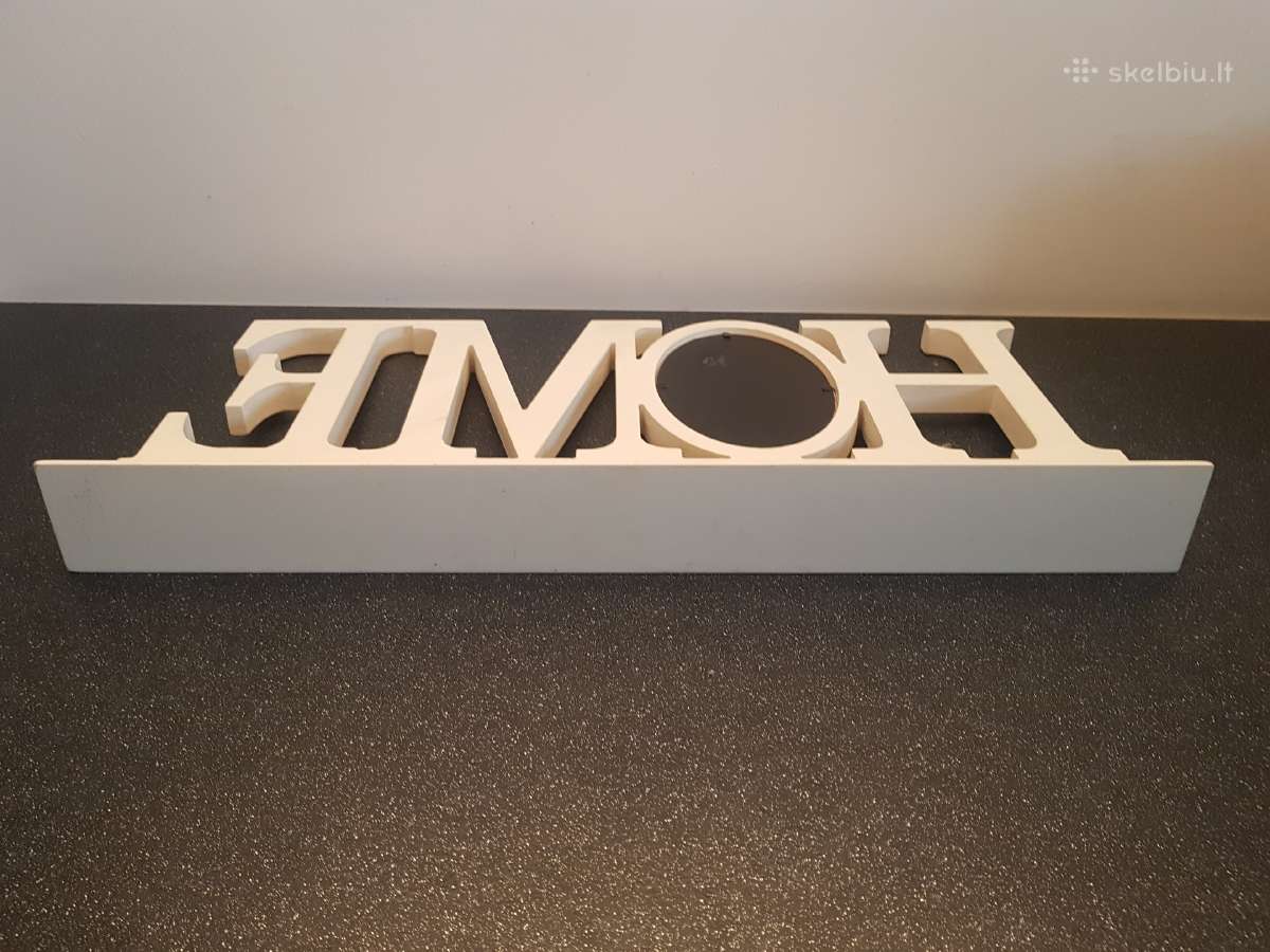Medinis užrašas Home 25 Eur - nuotraukos Nr. 4