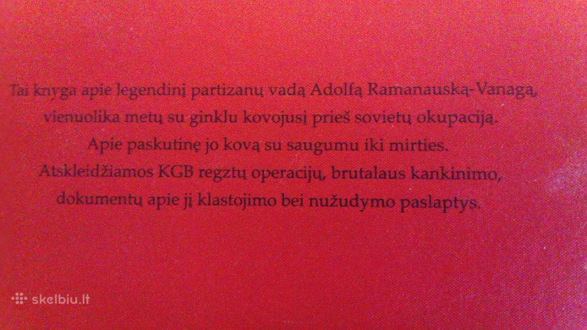 Parduodu knyga"as esu Vanagas" - nuotraukos Nr. 5