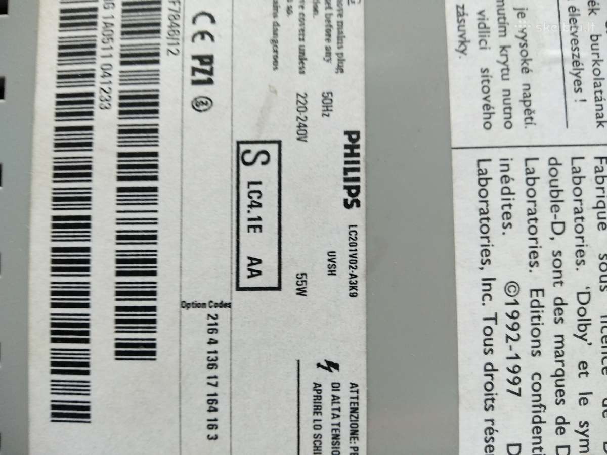 Parduodu LCD TV Philips.logik 22coliu - nuotraukos Nr. 5