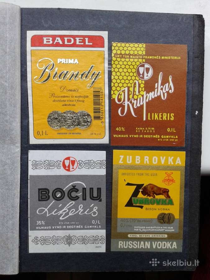 Senos alkoholio etiketės mini - nuotraukos Nr. 7
