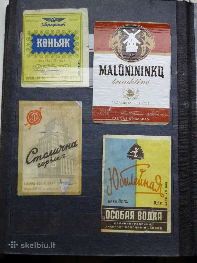 Senos alkoholio etiketės mini - nuotraukos Nr. 10
