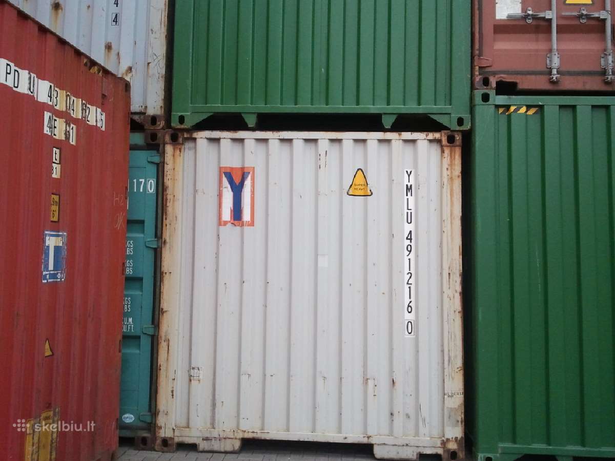 40dv/hc jūriniai konteineriai. - nuotraukos Nr. 6
