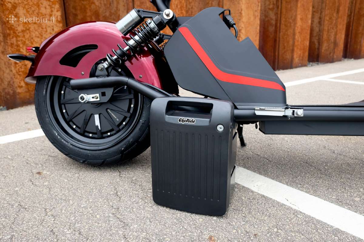Elektrinis motoroleris/mopedas 3000w - nuotraukos Nr. 4
