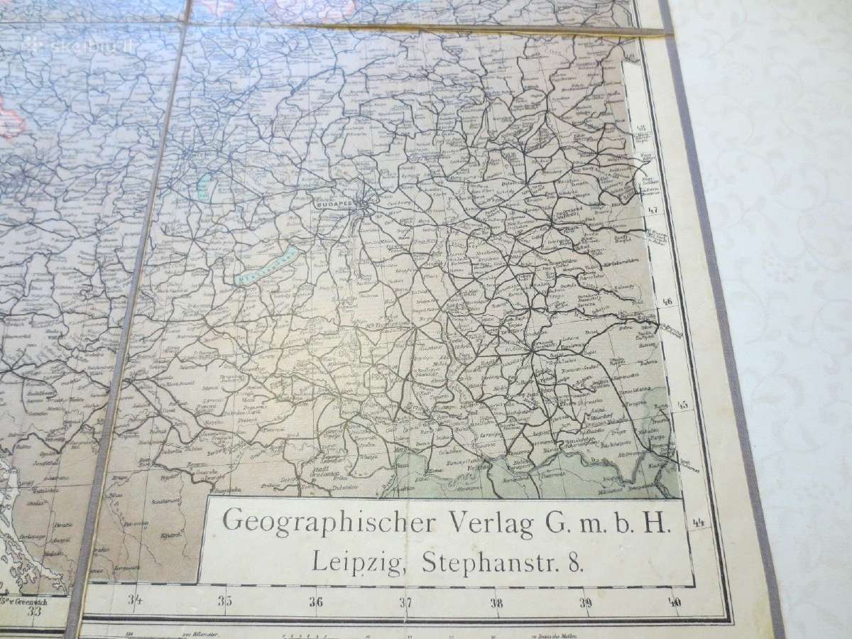 Originalus Europos karo veiksmų žemėlapis - nuotraukos Nr. 6