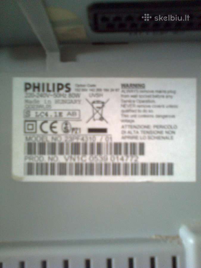 Televizorius-monitorius Philips-23pf4310-hdready - nuotraukos Nr. 8