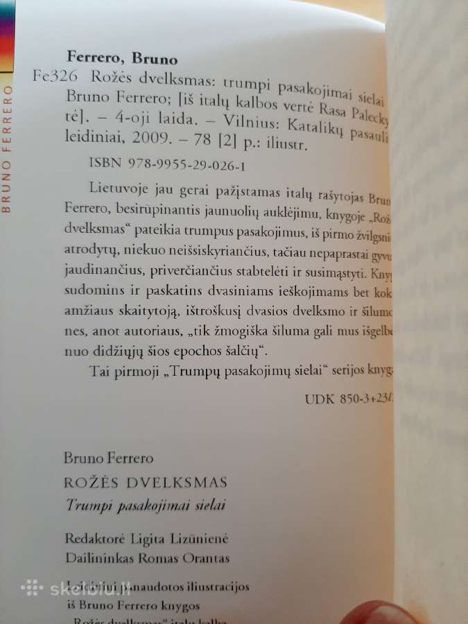 Bruno Ferrero "Rožės dvelksmas" - nuotraukos Nr. 4