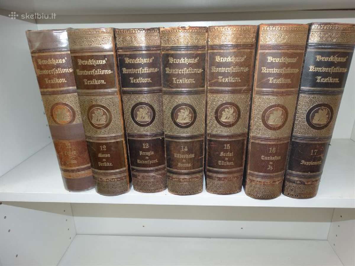 Senovinė Brockhaus enciklopedija 1894/17t - nuotraukos Nr. 2