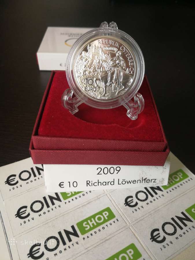 Austrija 2009 10€ Richard Lowenherz