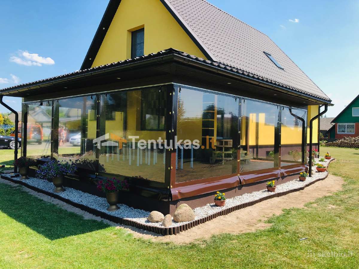 Permatomi - Skaidrūs tentai terasoms ir pavėsinėms - nuotraukos Nr. 7