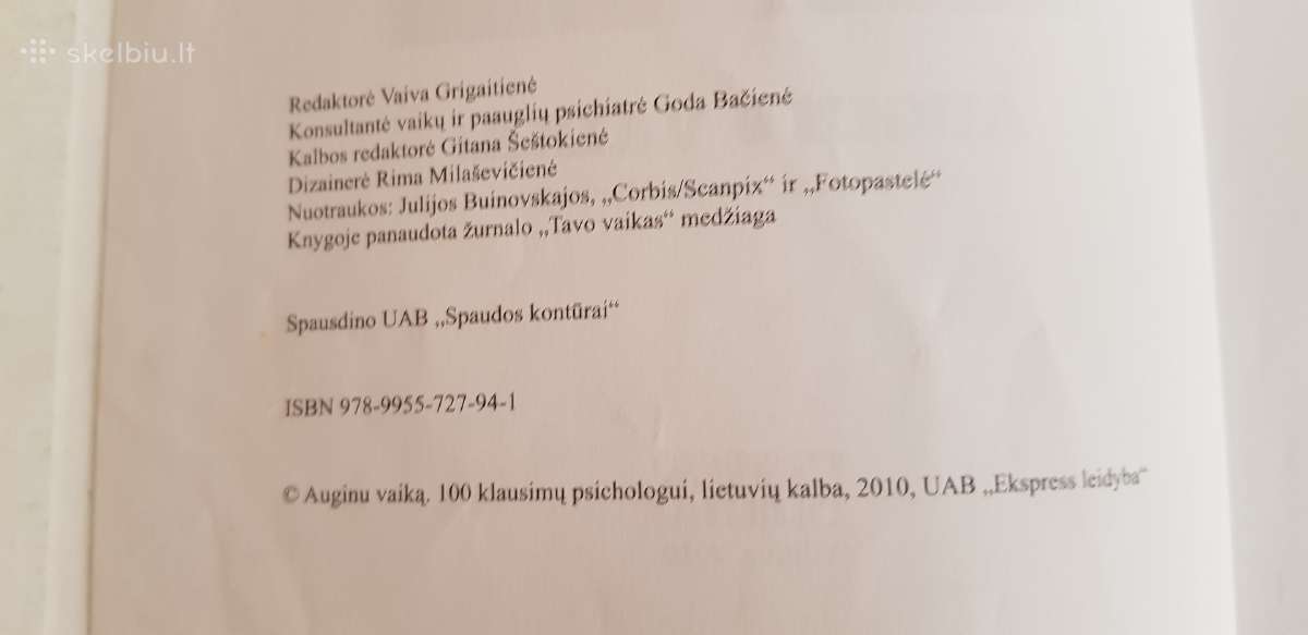 Knyga Auginu vaiką: 100 klausimų psichologui - nuotraukos Nr. 2