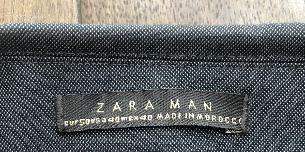 Pilkas Zara Man švarkas L - nuotraukos Nr. 11