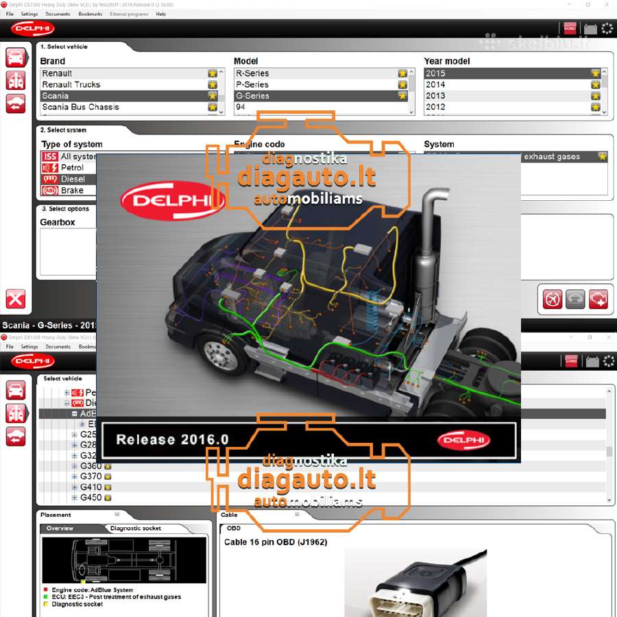 Autocom Cdp+ Naujausios versijos universali įranga - nuotraukos Nr. 8