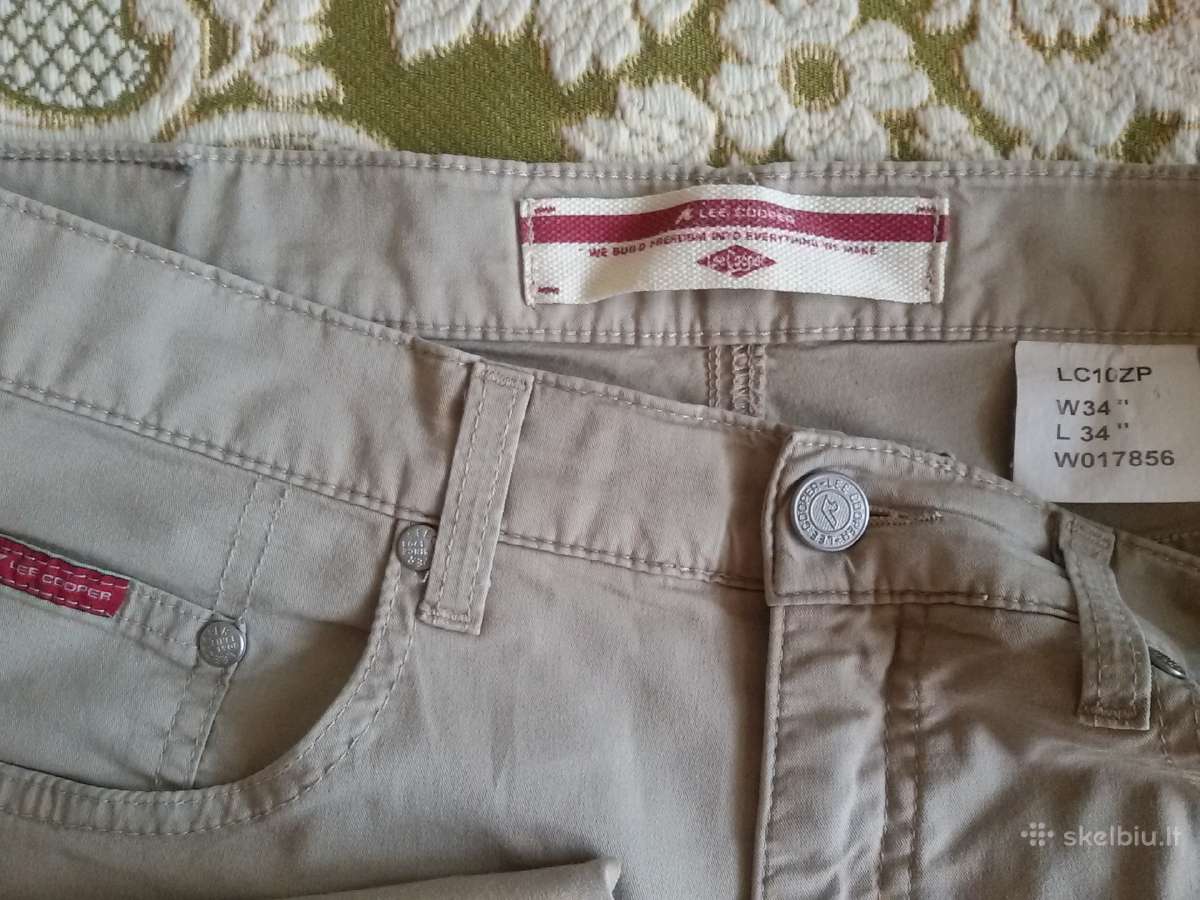 Kelnės Lee Cooper Since 1908 Size: W 34 L 34 Cott - nuotraukos Nr. 2