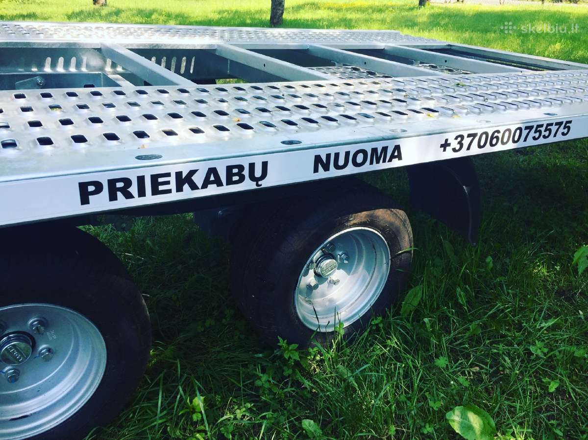 Tralų ir Priekabų nuoma Motociklo priekabos Kaune - nuotraukos Nr. 3