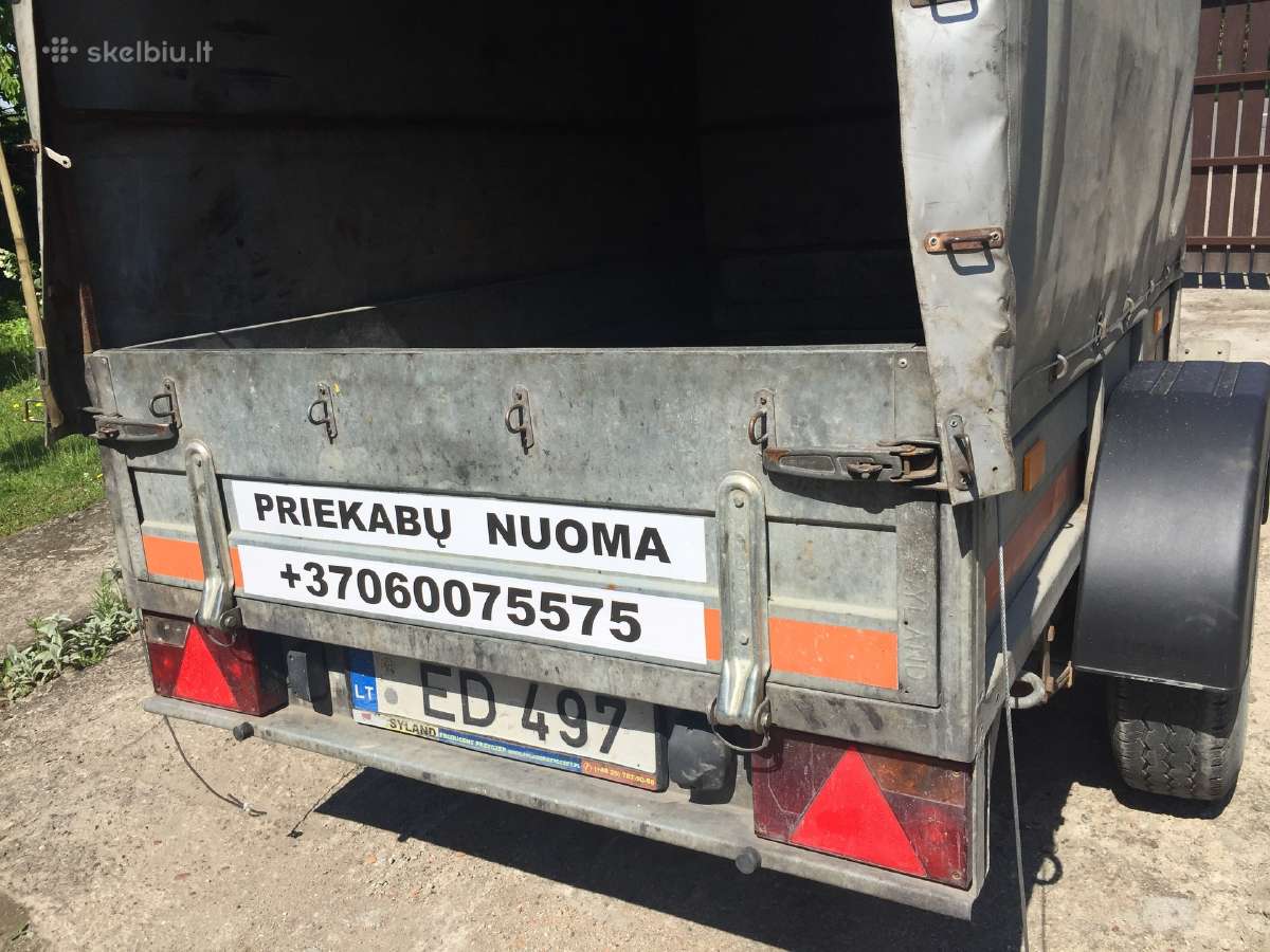 Tralų ir Priekabų nuoma Motociklo priekabos Kaune - nuotraukos Nr. 10