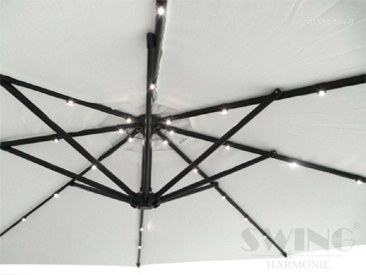 Lauko skėtis su LED apšvietimu 3 m.-3,5m,. - nuotraukos Nr. 8