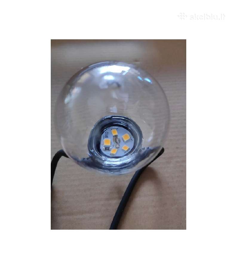 LED lauko girlianda 15m su 2w LED lemputėmis - nuotraukos Nr. 4