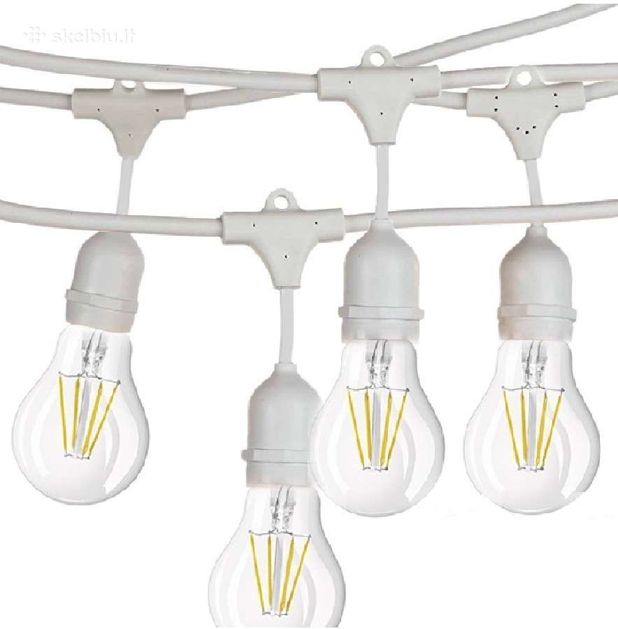 LED lauko girlianda 15m su 2w LED lemputėmis - nuotraukos Nr. 3