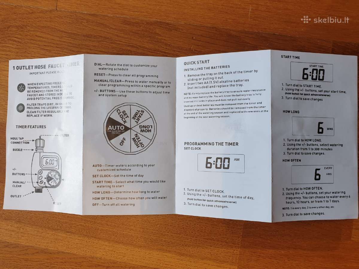 Automatinis laistymo laikmatis - nuotraukos Nr. 11