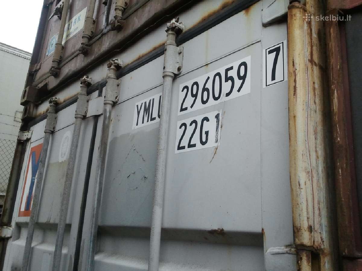 Jūriniai konteineriai,20' ir 40' pėdų. - nuotraukos Nr. 10