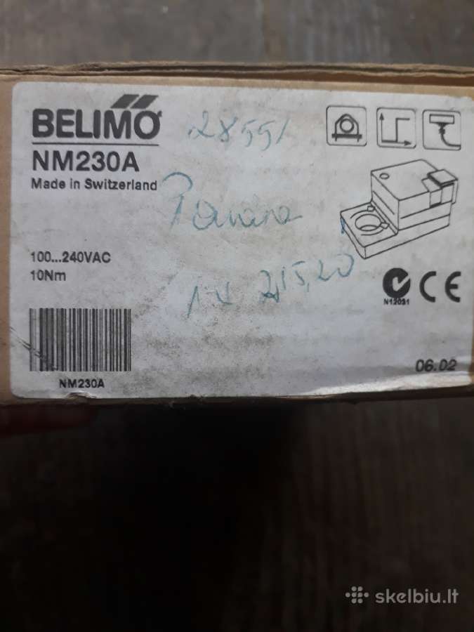 Elektrine pavara Belimo Nm230a 10nm - nuotraukos Nr. 2