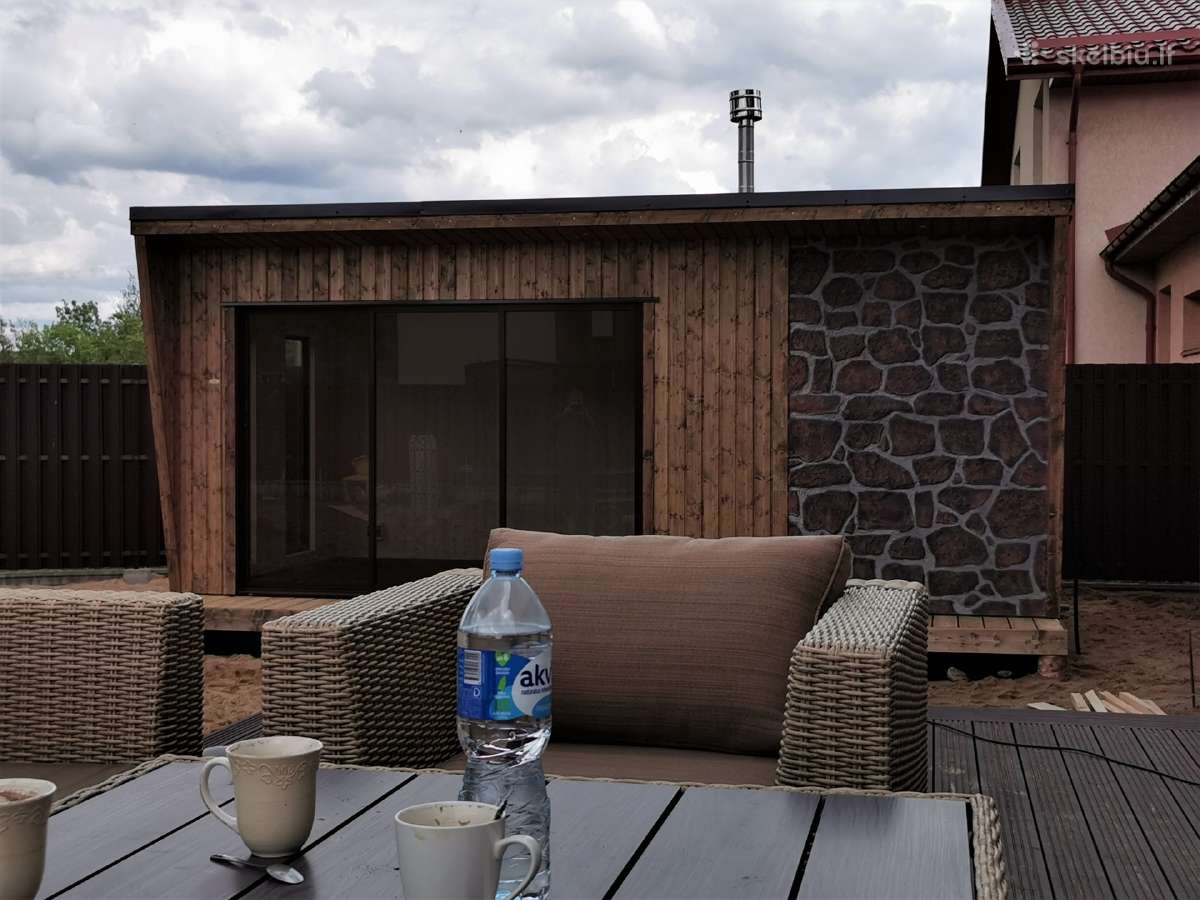 Pirtis pavėsine, lauko pirtis,išsimokėtinai pirtis - nuotraukos Nr. 2