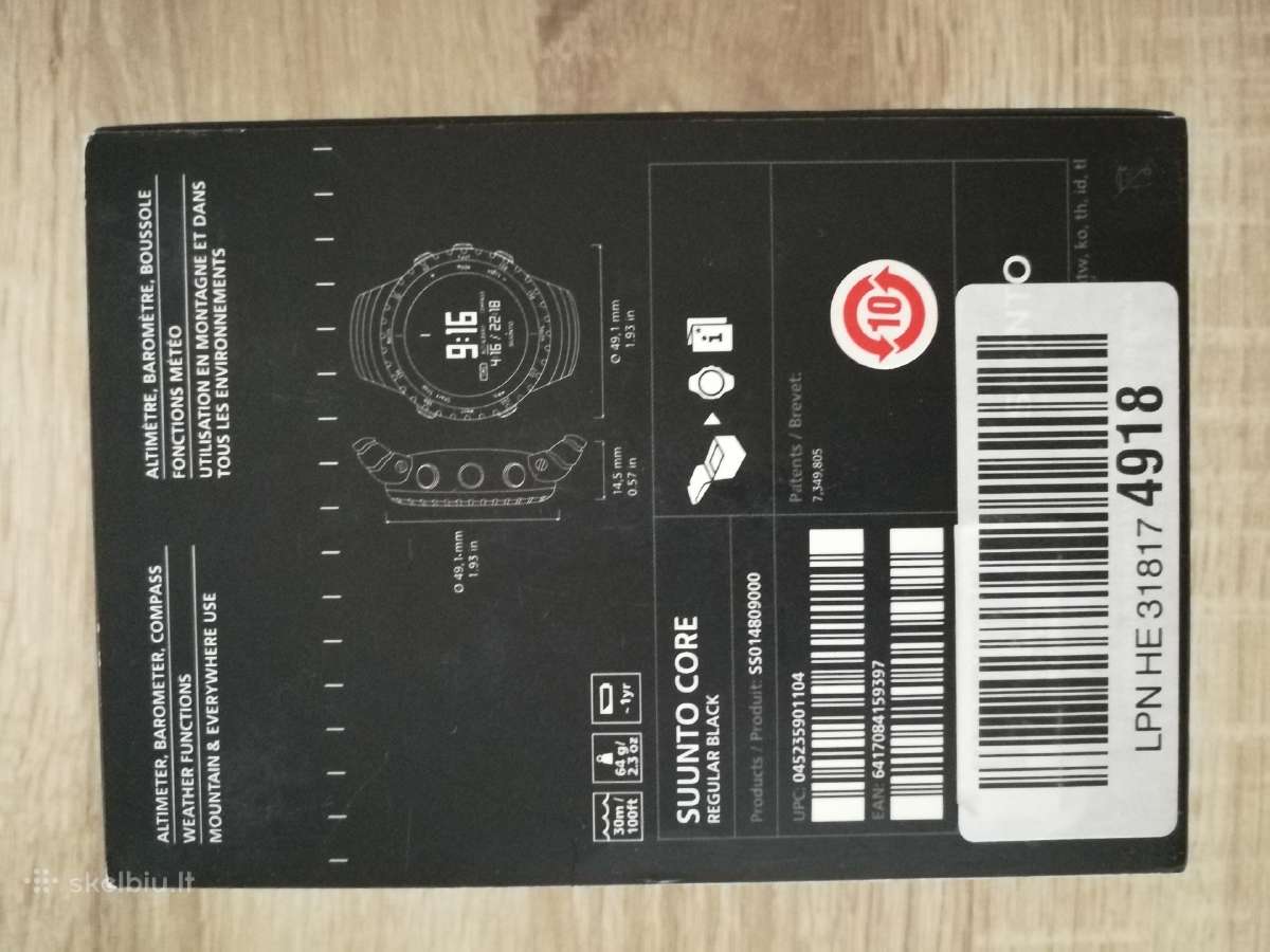 Naujas Suunto Core Regular black. - nuotraukos Nr. 6