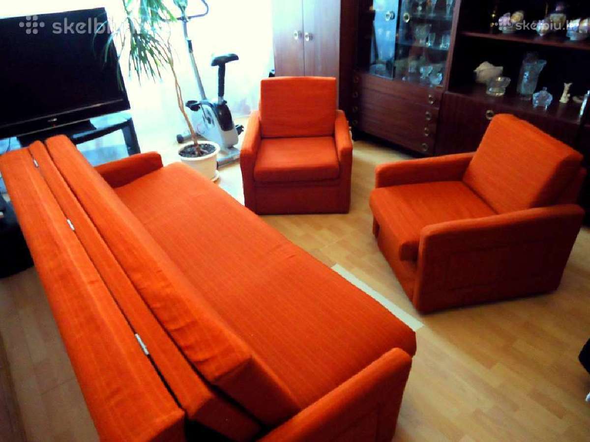 Sofa lova-2 foteliai